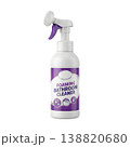 Household cleaning product, fresh bathroom hygiene solution, package mock-up isolated on pure white. 138820680