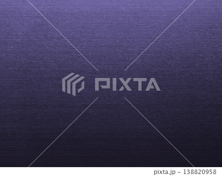 薄暗い紫色に輝くヘアライン仕上げのテクスチャ素材の背景画像b 薄暗い紫色に輝くヘアライン仕上げのテクスチャ素材の背景画像b 138820958