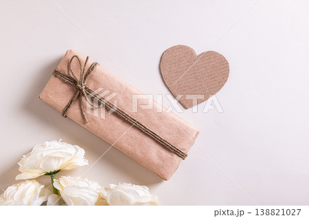 Mother's Day greeting card in pastel colors, top view Mother's Day greeting card in pastel colors, top view 138821027
