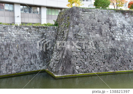 駿府城37 三の丸石垣、外濠 駿府城37 三の丸石垣、外濠 138821397