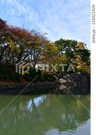 駿府城14 濠、石垣(東側) 駿府城14 濠、石垣(東側) 138821420