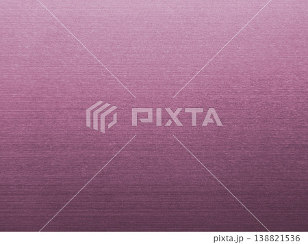 ピンク色に輝くヘアライン仕上げのテクスチャ素材の背景画像b 138821536