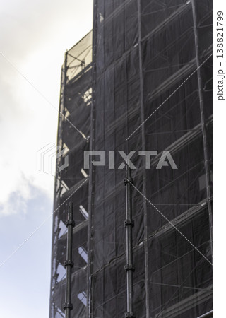 マンション大規模修繕足場工事 マンション大規模修繕足場工事 138821799