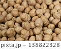 Macro texture of organic raw chickpea seeds. 138822328
