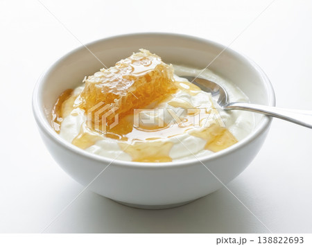 コムハニーをのせたグリークヨーグルト コムハニーをのせたグリークヨーグルト 138822693