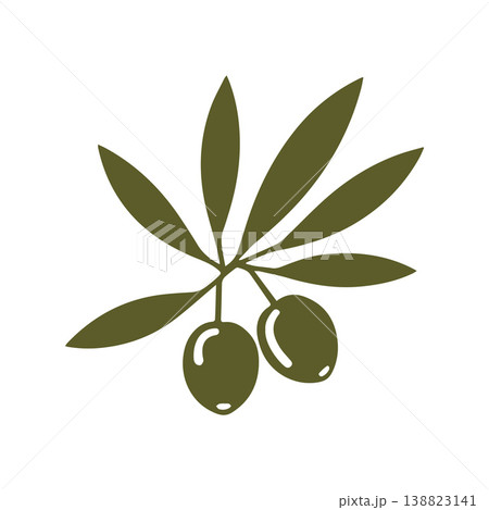 Eco green leaf olive logo Eco green leaf olive logo 138823141
