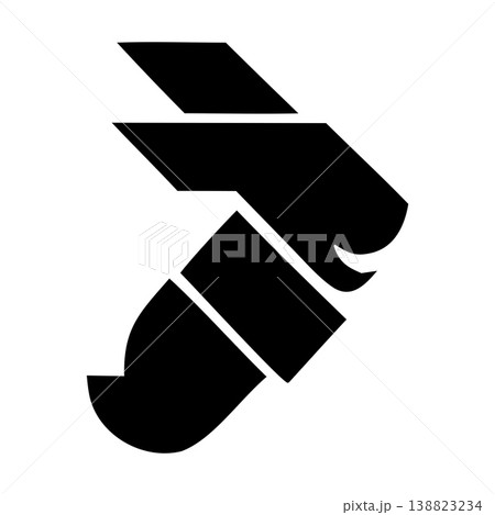 Cute Cartoon Rabbit Logo With Playful Friendly Character Design 138823234