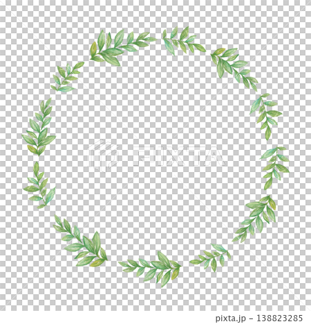 Gentle touch leaf frame 138823285