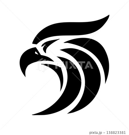 Simple Elegant Flying Eagle Logo Simple Elegant Flying Eagle Logo 138823381