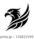 Minimal Geometric Eagle Logo Design 138823399