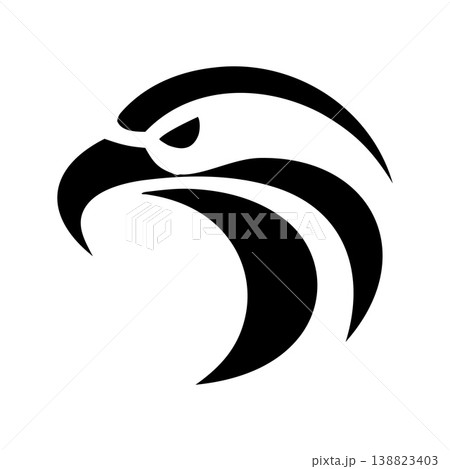 Simple Bold Eagle Logo Design Simple Bold Eagle Logo Design 138823403