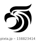 Elegant Eagle Head Logo Minimal Design 138823414