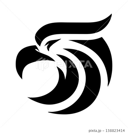 Elegant Eagle Head Logo Minimal Design 138823414