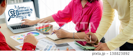 SEO search engine optimization for brisk e-commerce and online retail business 138823892