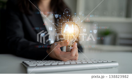 AI Alert Icons and Exclamation Warnings. Corpus 138823982