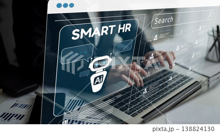 Smart HR Technology for Digital Recruitment and Workforce Management Muxer 138824130