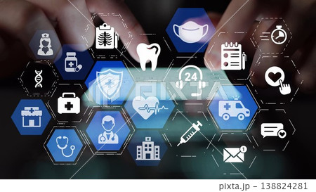 Healthcare and medical service system Funnel 138824281