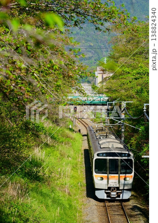 【九分葉桜となった山北】JR東海 315系電車 【九分葉桜となった山北】JR東海 315系電車 138824340