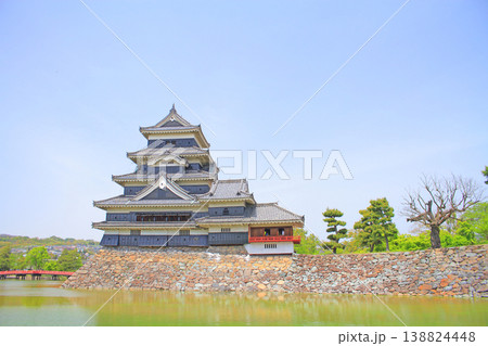 長野県松本市、国宝松本城の風景 長野県松本市、国宝松本城の風景 138824448