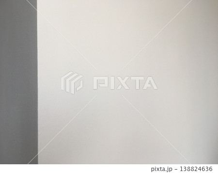 Bright wall with soft texture in a well-lit interior space during daytime in a modern building Bright wall with soft texture in a well-lit interior space during daytime in a modern building 138824636