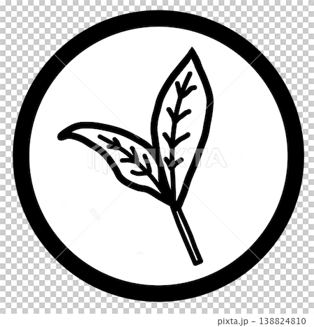 Simple leaf icon Simple leaf icon 138824810