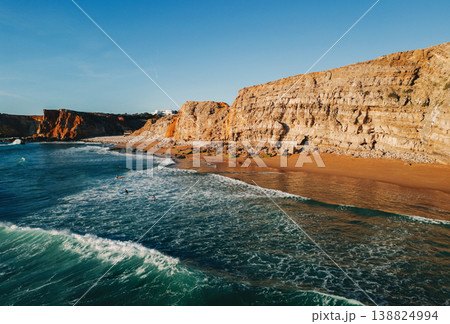 Rocky coastal cliffs with Rocky coastal cliffs with 138824994