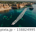 Aerial view of coastal cliffs 138824995