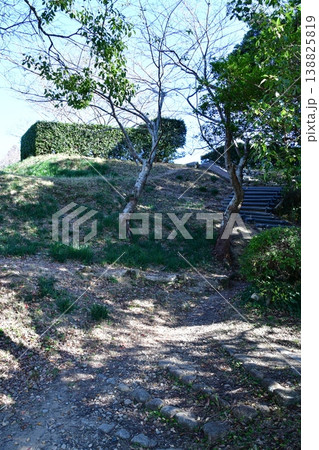 横須賀城115 西の丸土塁、二の丸 138825819