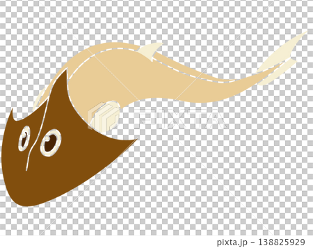 ポップなケファラスピスのイラスト 138825929