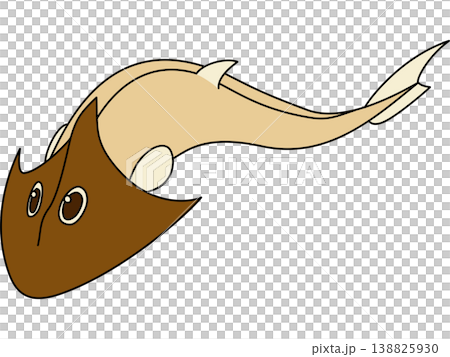 ポップなケファラスピスのイラスト 138825930