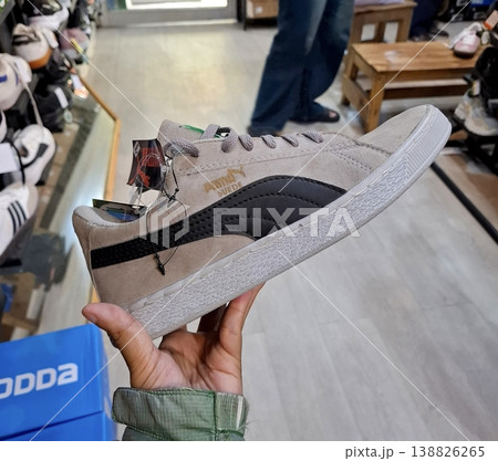Yogyakarta, Indonesia - March 18th 2026 - Casual Modern Lifestyle Footwear Sneaker 138826265