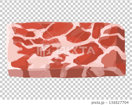 焼肉用カット牛肉(ロース一切れ) 138827704