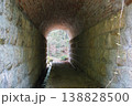 異世界に通じそうなレンガ作りの古い隧道 138828500