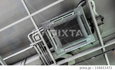 Ceiling mounted cassette type air conditioner 138831472