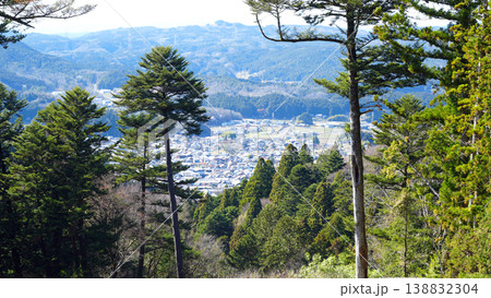 岩村城址 本丸からの眺望 岩村城址 本丸からの眺望 138832304