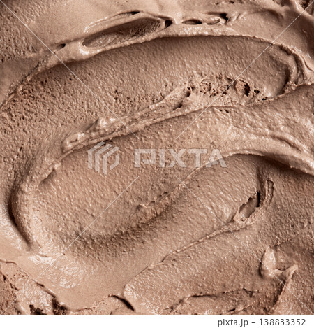 Chocolate ice cream texture Chocolate ice cream texture 138833352