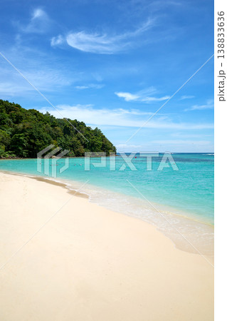 The beach on Sapi Island, Tunku Abdul Rahman National Park, Malaysia. The beach on Sapi Island, Tunku Abdul Rahman National Park, Malaysia. 138833636