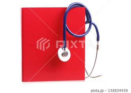 Blue stethoscope isolated on white Blue stethoscope isolated on white 138834439
