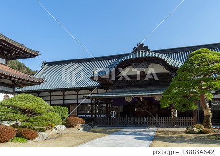 身延山久遠寺の大客殿 山梨県身延町 歴史的建築物 身延山久遠寺の大客殿 山梨県身延町 歴史的建築物 138834642