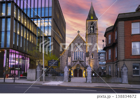 Exterior view of the Immaculate Heart of Mary Catholic Church in Dublin, Ireland Exterior view of the Immaculate Heart of Mary Catholic Church in Dublin, Ireland 138834672