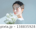 お花と美肌女性 138835928