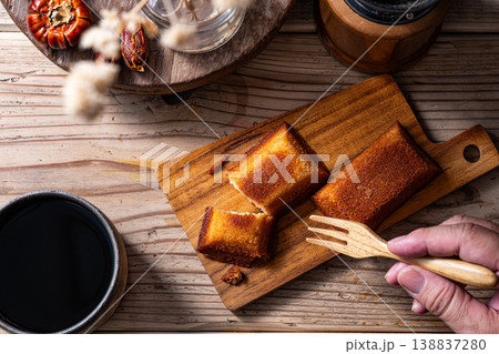 美味しそうなフィナンシェ 美味しそうなフィナンシェ 138837280