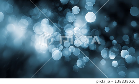 Abstract Blue Bokeh Lights Background 138839010