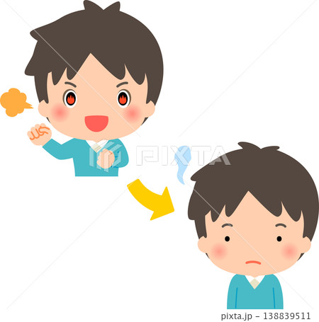 情熱が冷めた若い男性 138839511