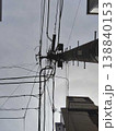 電線と電柱 138840153