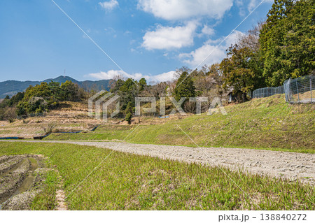 大津市仰木の棚田風景　滋賀県 138840272
