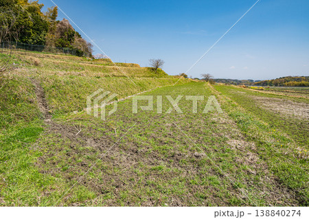 大津市仰木の棚田風景　滋賀県 138840274