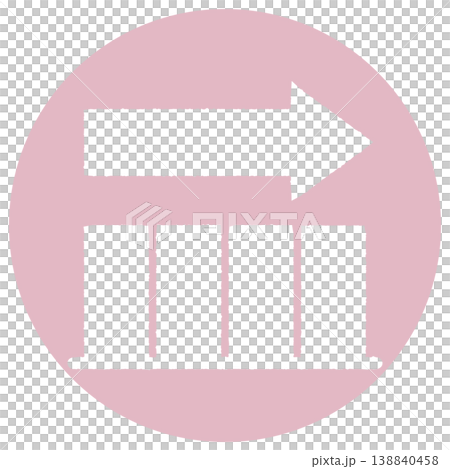 Simple line and bar graph icons, parallel, pink background. Simple line and bar graph icons, parallel, pink background. 138840458