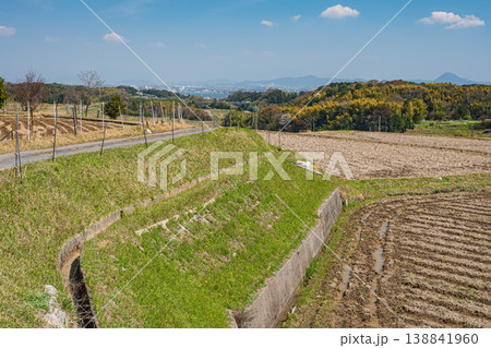 大津市仰木の棚田風景 滋賀県 大津市仰木の棚田風景 滋賀県 138841960