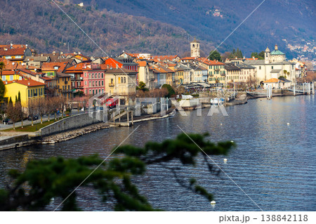 Cannobio old town at Lago Maggiore lake Cannobio old town at Lago Maggiore lake 138842118